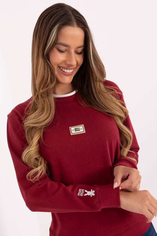 Burgundi värvi džemper