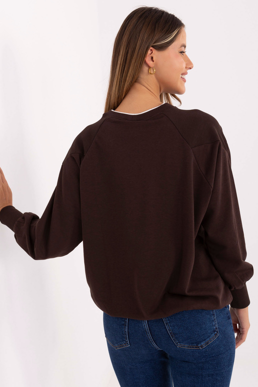 Tumepruun dressipluus