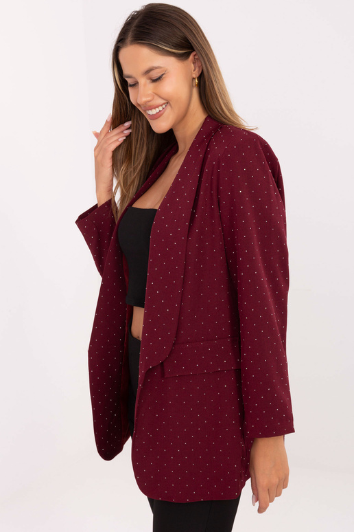 Burgundia värvi jakk