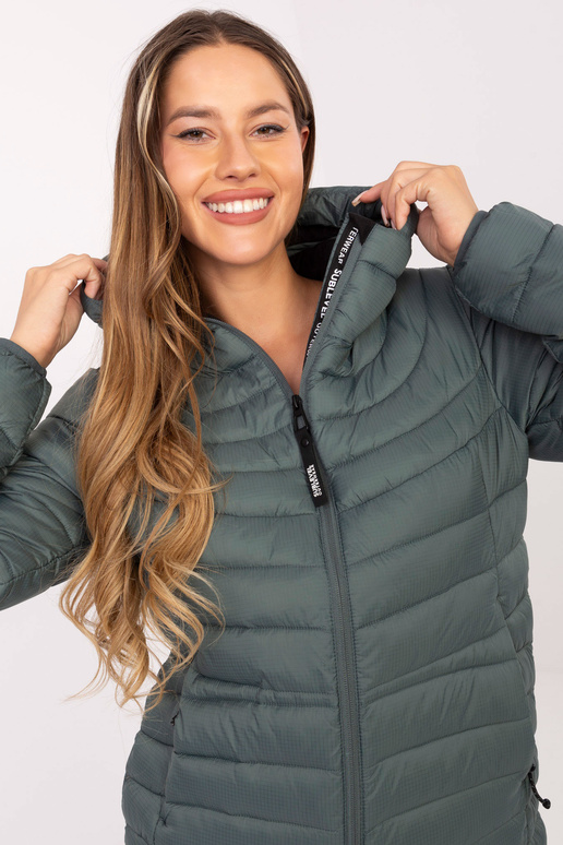 Tumedat rohelise värvi jakk