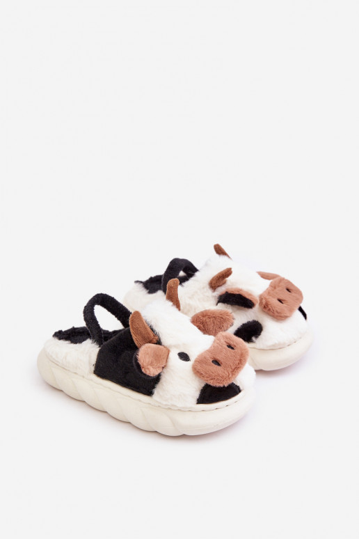 Laste jalanõud  Plätud  Krowy valget värvi Tamorrin Laste jalanõud  Plätud  Krowy valget värvi Tamorrin