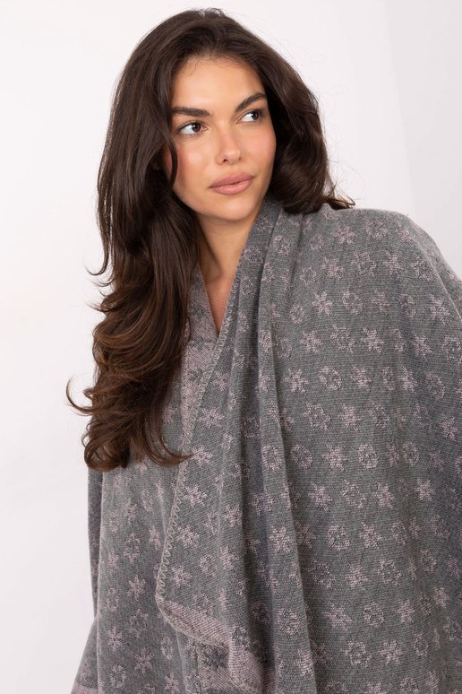 Pončo - hallikasroosa