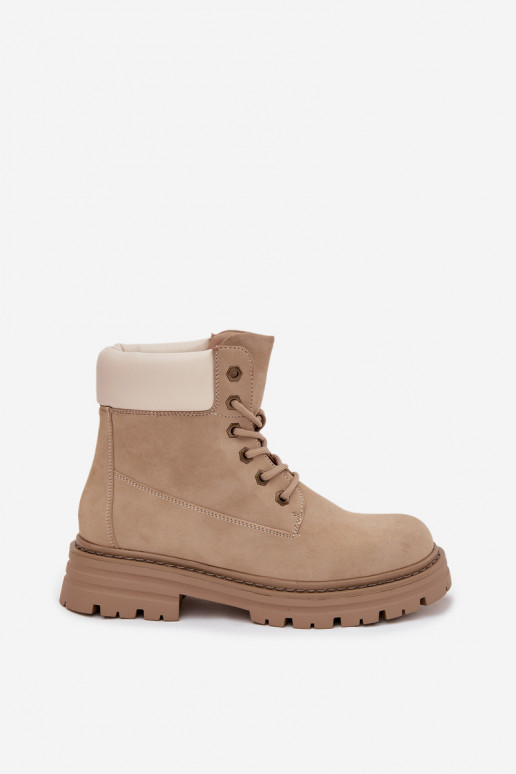 jalanõud  nööritavad beeži värvi Norena