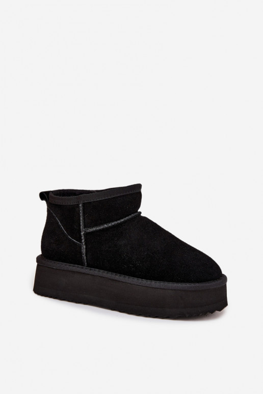 seemisnakhsed nööpidega lumesaapad  platvormiga Vinceza 97962 Must