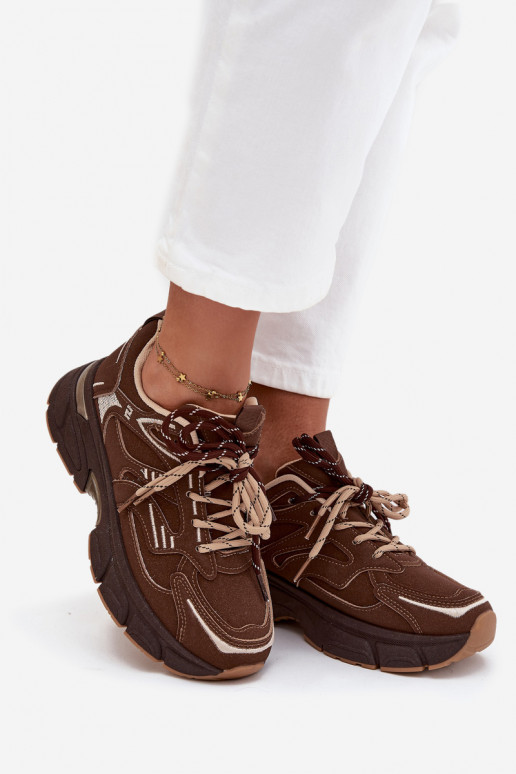 spordijalatsid  tüüpi jalanõud  Z Podwójnym m Czekoladowe Annelie