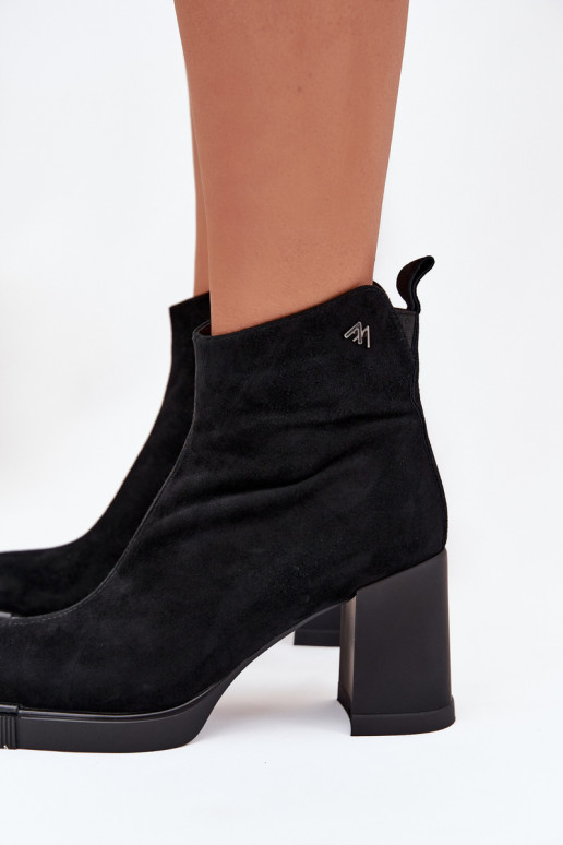 seemisnakhsed   Naiste poolsaapad Vinceza 91142 Must