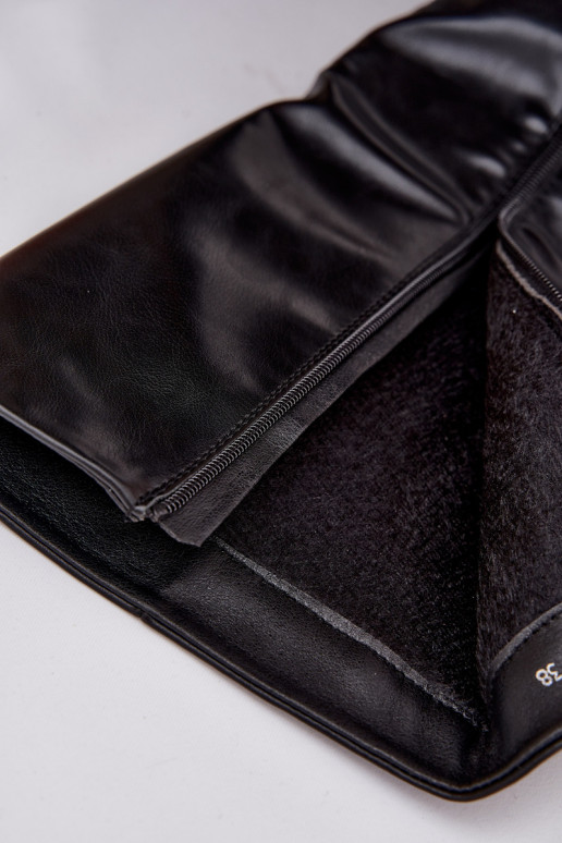 naiste pika säärega saapad Na j Szpilce voodriga eko-nahast Must Marcellia