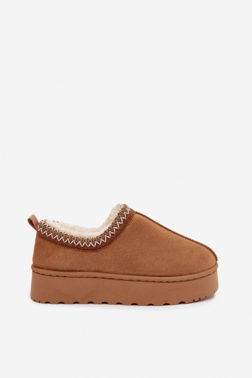 nööpidega lumesaapad  Z Haftem platvormiga pruunid värvi Taliah