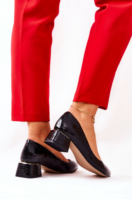   maonaha-imitatsiooniga saapad Kingad  3118 Must