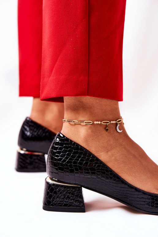   maonaha-imitatsiooniga saapad Kingad  3118 Must