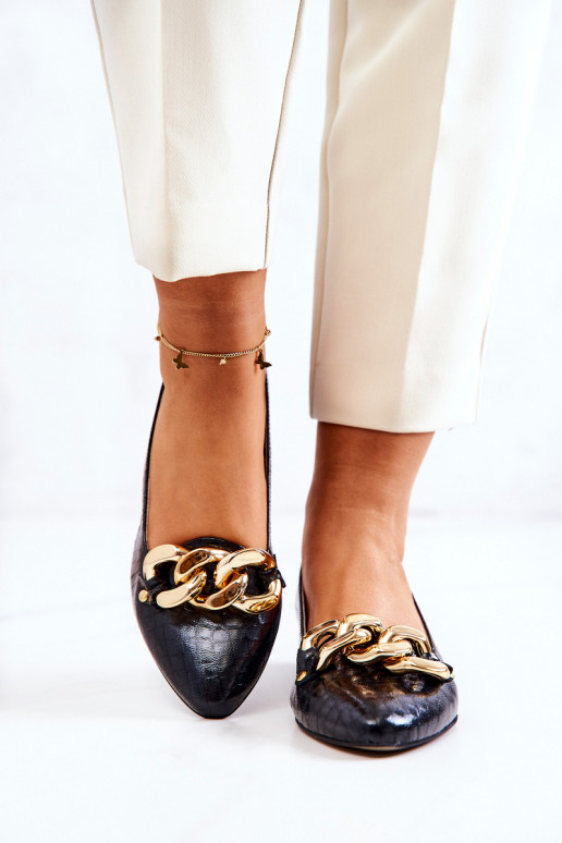   maonaha-imitatsiooniga saapad Kingad Must Elissabeth