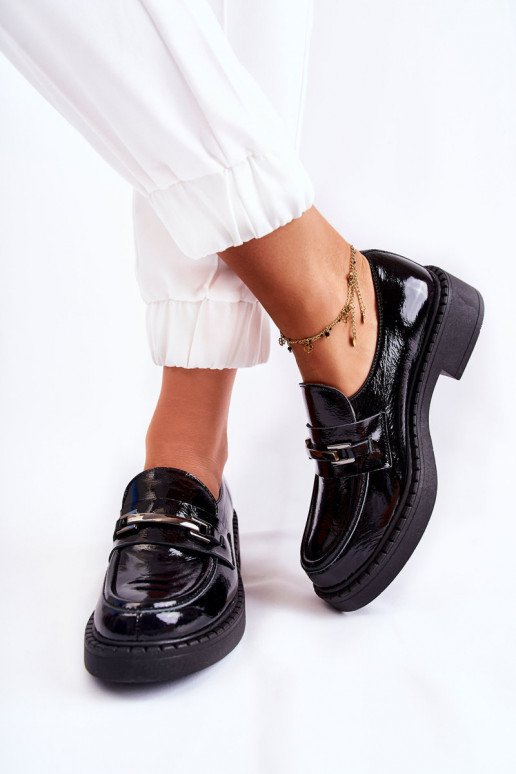 Laque jalatsid  Must Lemar Hestill