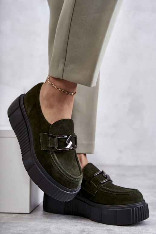  seemisnakhsed jalatsid platvormiga Khakivärvi Lemar Marsol