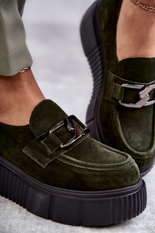  seemisnakhsed jalatsid platvormiga Khakivärvi Lemar Marsol