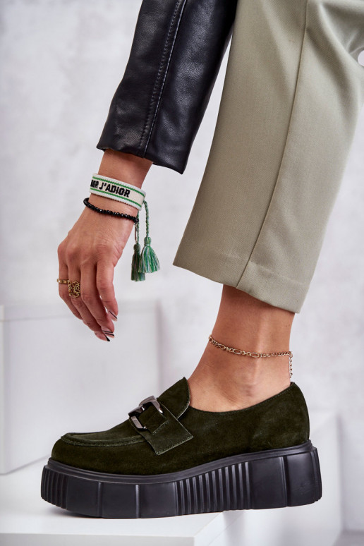  seemisnakhsed jalatsid platvormiga Khakivärvi Lemar Marsol