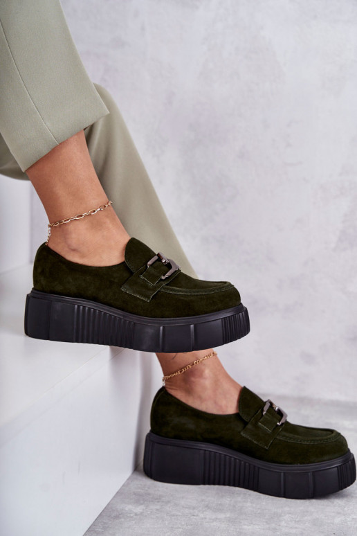  seemisnakhsed jalatsid platvormiga Khakivärvi Lemar Marsol