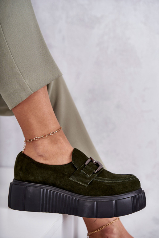  seemisnakhsed jalatsid platvormiga Khakivärvi Lemar Marsol