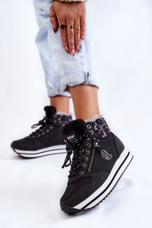 Naiste poolsaapad voodriga Lee Cooper LCJ-22-31-1448 Must  Naiste poolsaapad voodriga Lee Cooper LCJ-22-31-1448 Must