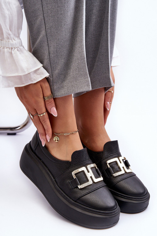   jalatsid  platvormiga Must  3398/2