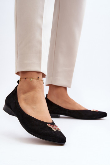 Zazoo 2887 Seemisnahast baleriinad  m Must