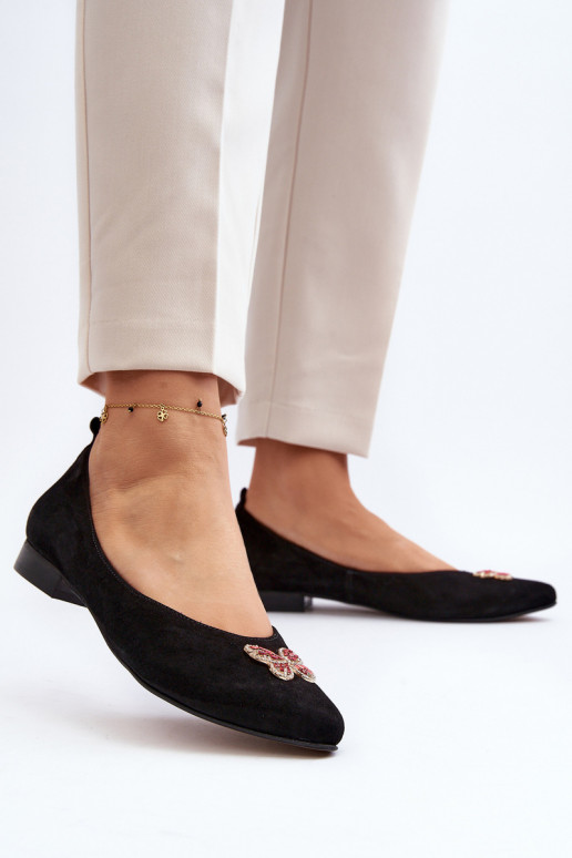 Zazoo 2887 Seemisnahast baleriinad  m Must Zazoo 2887 Seemisnahast baleriinad  m Must
