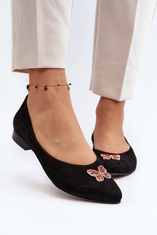 Zazoo 2887 Seemisnahast baleriinad  m Must Zazoo 2887 Seemisnahast baleriinad  m Must