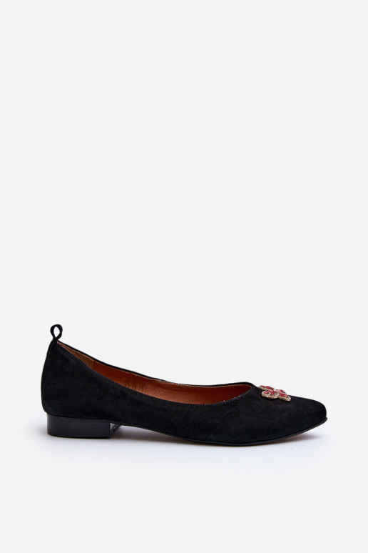 Zazoo 2887 Seemisnahast baleriinad  m Must Zazoo 2887 Seemisnahast baleriinad  m Must