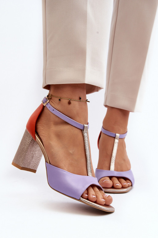 Naistesandaalid  Laura Messi 2759 Violetne värv Naistesandaalid  Laura Messi 2759 Violetne värv
