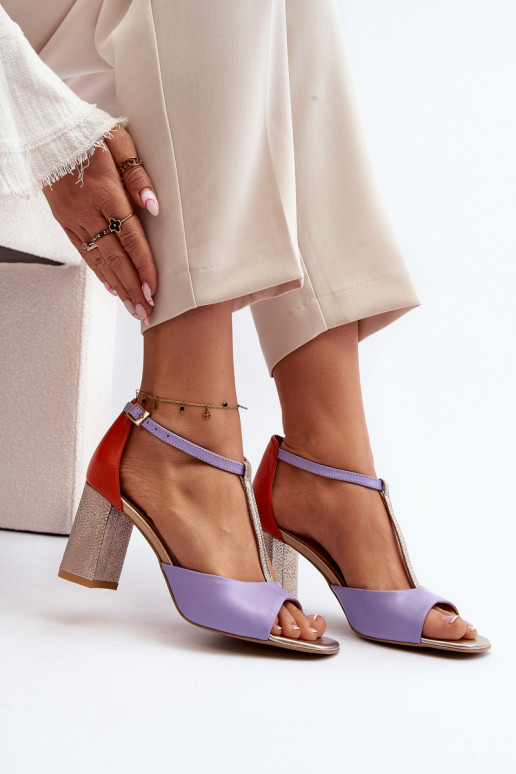 Naistesandaalid  Laura Messi 2759 Violetne värv Naistesandaalid  Laura Messi 2759 Violetne värv