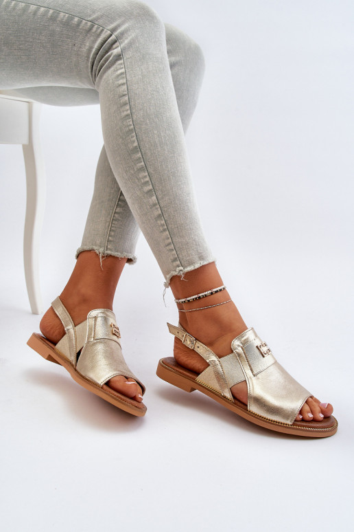 Zazoo 40385  Naistesandaalid  Kuldset värvi