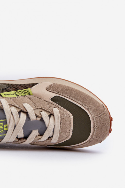 spordijalatsid  tüüpi jalanõud  Memory Foam System Big Star NN174345 Khakivärvi