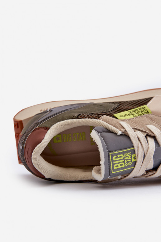 spordijalatsid  tüüpi jalanõud  Memory Foam System Big Star NN174345 Khakivärvi