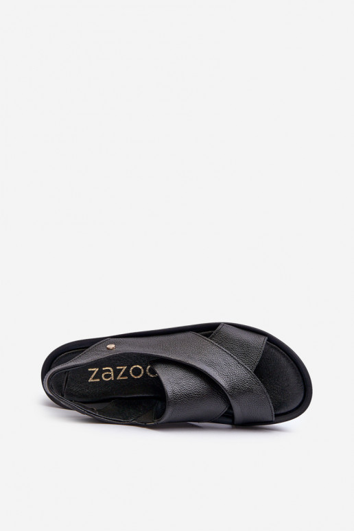 Zazoo 40256   Platvormiga sandaalid Must Zazoo 40256   Platvormiga sandaalid Must