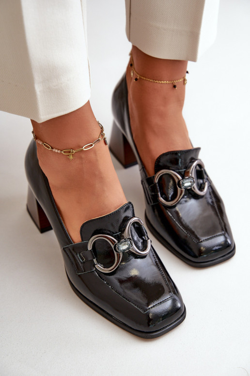   Kingad kaunistustega Must Laura Messi 2845