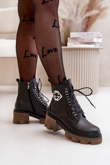 Zazoo 60376   voodriga Naiste poolsaapad tõmblukuga Must 2