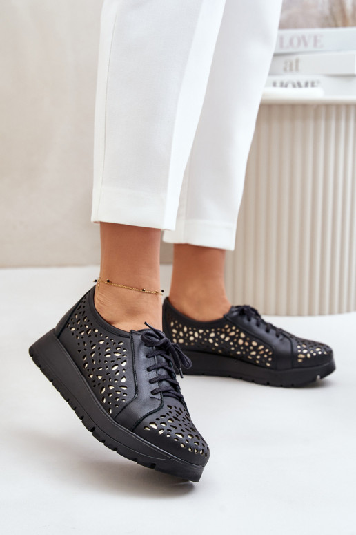 Zazoo 2973   jalatsid platvormiga  Must