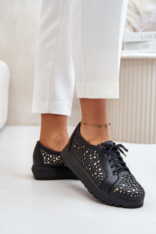 Zazoo 2973   jalatsid platvormiga  Must