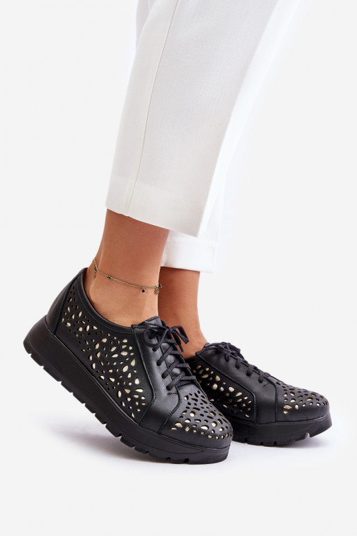 Zazoo 2973   jalatsid platvormiga  Must