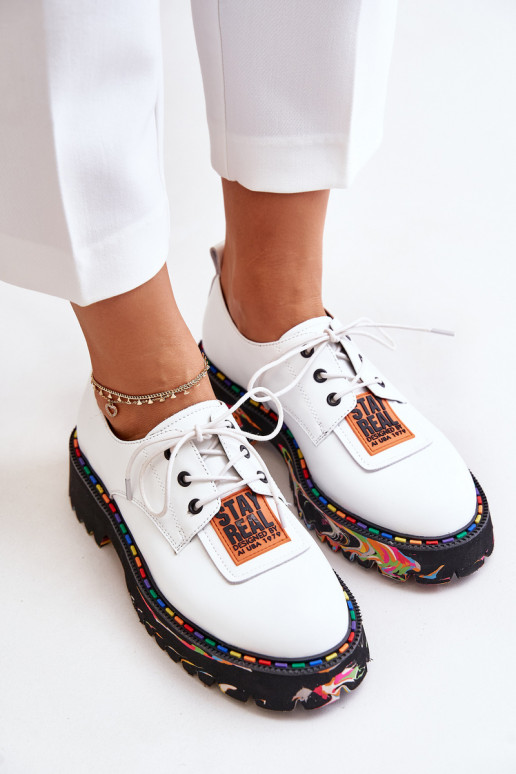   jalatsid  nööritavad Artiker 55C0500 valget värvi