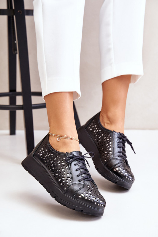 Zazoo 2973   jalatsid platvormiga  Must