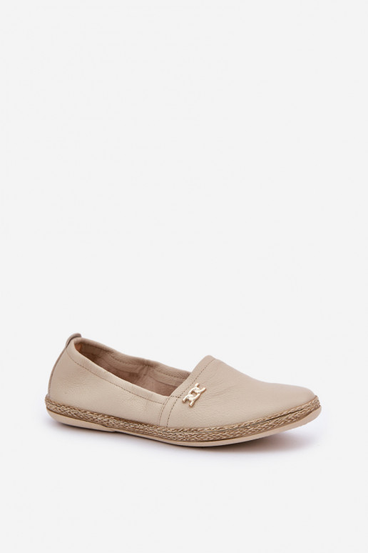 Elegantsed Espadrillid  Zazoo 10177 beeži värvi