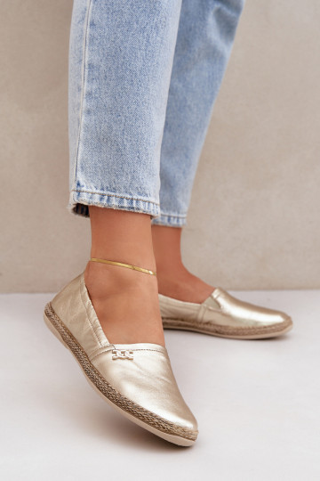 Elegantsed Espadrillid  Zazoo 10177 Kuldset värvi 2
