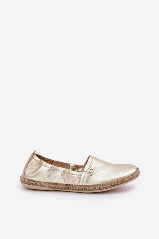 Elegantsed Espadrillid  Zazoo 10177 Kuldset värvi
