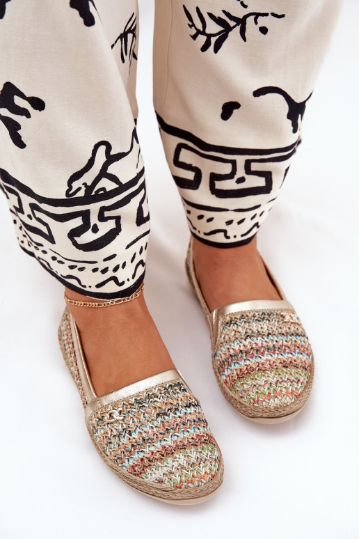 Elegantsest stiilis nahast espadrillid punumisega Zazoo 10178 erinevates värvides