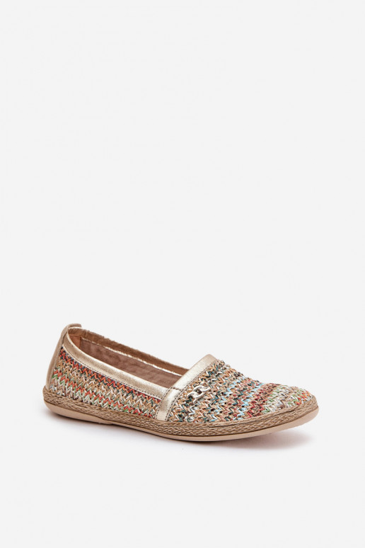 Elegantsest stiilis nahast espadrillid punumisega Zazoo 10178 erinevates värvides
