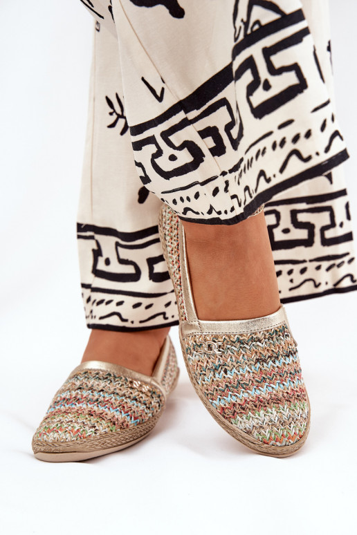 Elegantsest stiilis nahast espadrillid punumisega Zazoo 10178 erinevates värvides