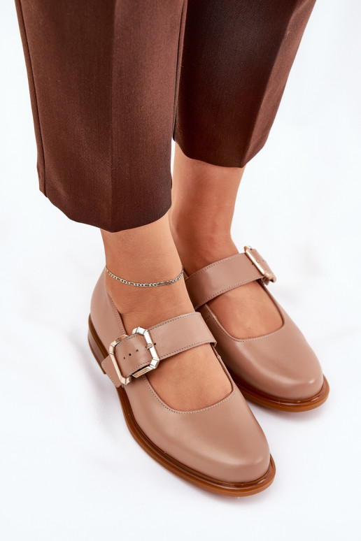   jalatsid  neetide ja pandlaga Laura Messi 2980 beeži värvi