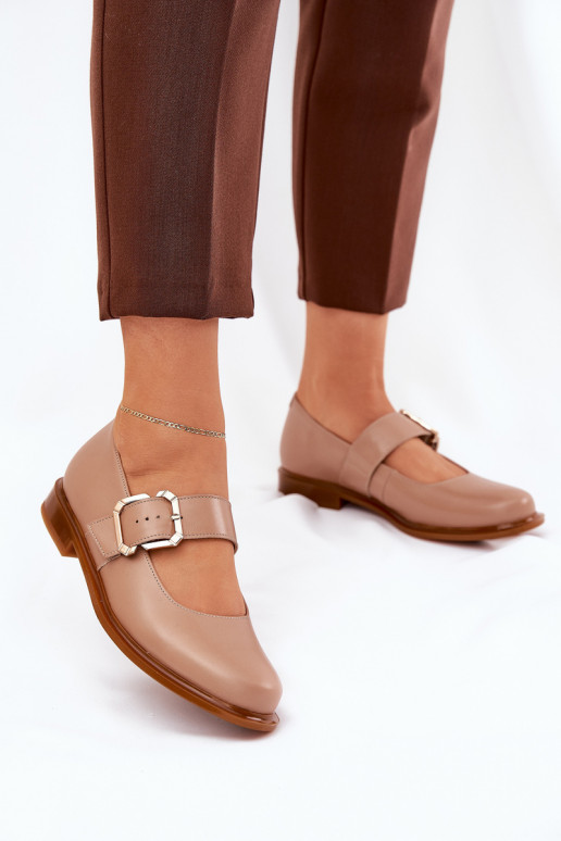   jalatsid  neetide ja pandlaga Laura Messi 2980 beeži värvi