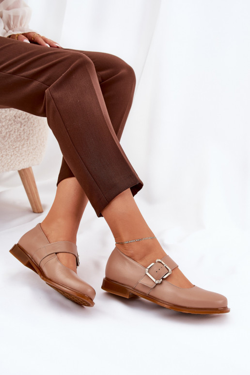   jalatsid  neetide ja pandlaga Laura Messi 2980 beeži värvi