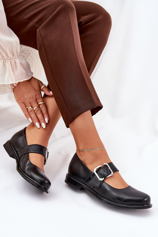   jalatsid  neetide ja pandlaga Laura Messi 2980 Must